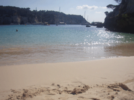 Baden auf Menorca